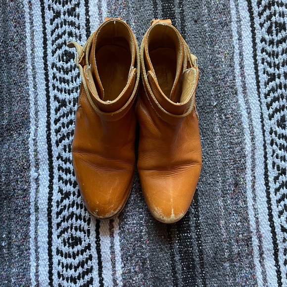 Dieppa Restrepo deep tan ankle boot with strap - super soft leather 6.5 - Picture 6 of 6